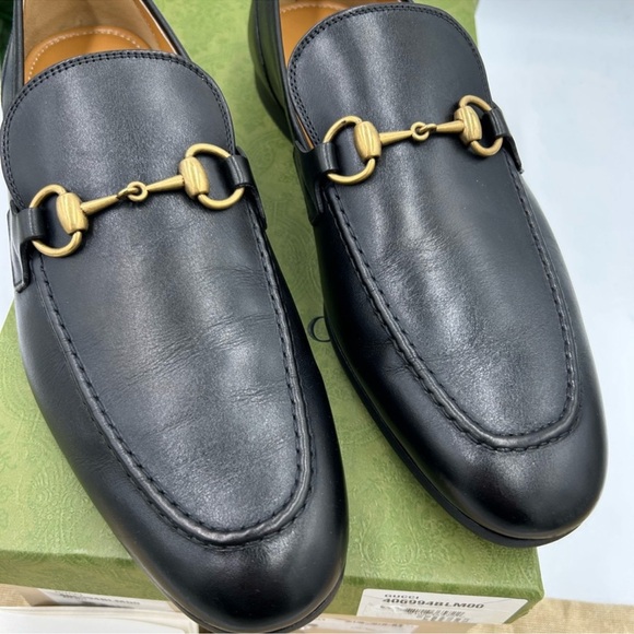 Men’s Gucci, jordaan loafer size 8.5 fits 9.5 US made in Italy - Picture 4 of 9